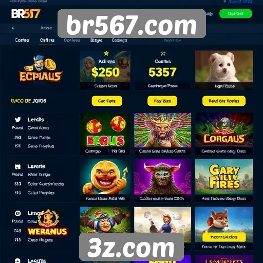 Comparativa de br567.com com outros sites de jogos
